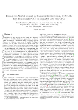 Towards the AlexNet Moment for Homomorphic Encryption: HCNN, theFirst
  Homomorphic CNN on Encrypted Data with GPUs