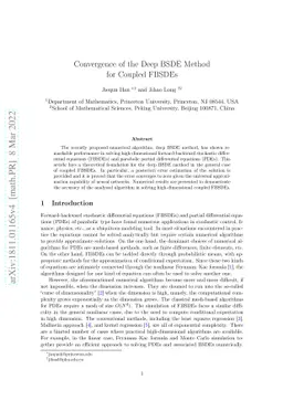 Convergence of the Deep BSDE Method for Coupled FBSDEs