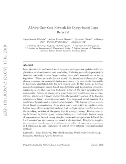 A Deep One-Shot Network for Query-based Logo Retrieval
