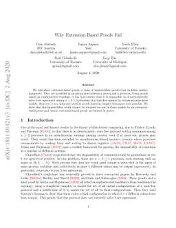 Why Extension-Based Proofs Fail