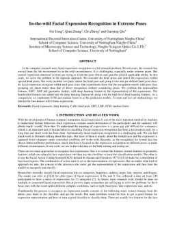 In-the-wild Facial Expression Recognition in Extreme Poses