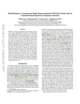 Point2Sequence: Learning the Shape Representation of 3D Point Clouds
  with an Attention-based Sequence to Sequence Network