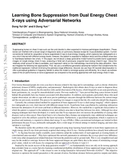Learning Bone Suppression from Dual Energy Chest X-rays using
  Adversarial Networks