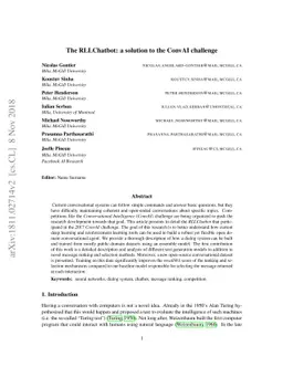 The RLLChatbot: a solution to the ConvAI challenge