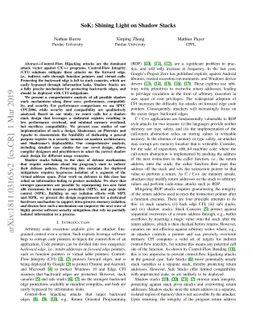 Shining Light On Shadow Stacks