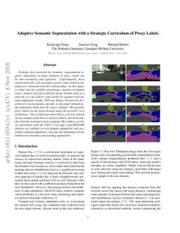 Adaptive Semantic Segmentation with a Strategic Curriculum of Proxy
  Labels