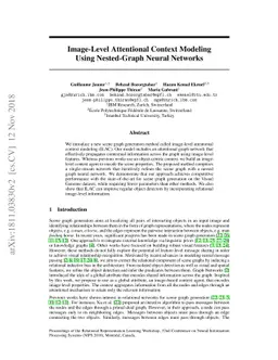 Image-Level Attentional Context Modeling Using Nested-Graph Neural
  Networks