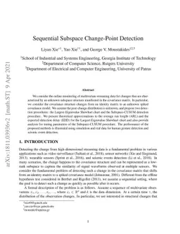 Sequential Subspace Change-Point Detection