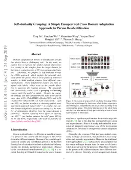 Self-similarity Grouping: A Simple Unsupervised Cross Domain Adaptation
  Approach for Person Re-identification
