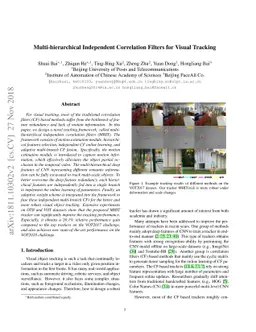 Multi-hierarchical Independent Correlation Filters for Visual Tracking