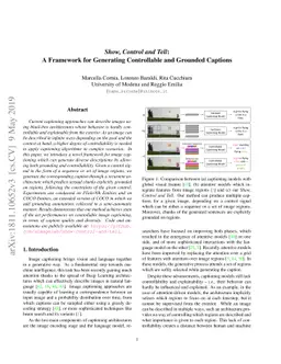 Show, Control and Tell: A Framework for Generating Controllable and
  Grounded Captions