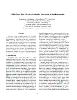 LSTA: Long Short-Term Attention for Egocentric Action Recognition