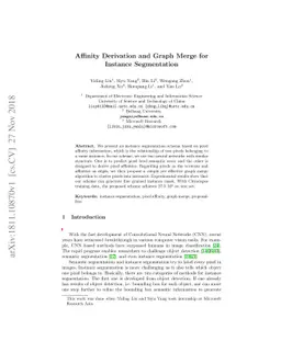 Affinity Derivation and Graph Merge for Instance Segmentation