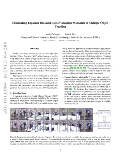 Eliminating Exposure Bias and Loss-Evaluation Mismatch in Multiple
  Object Tracking