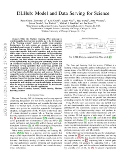 DLHub: Model and Data Serving for Science