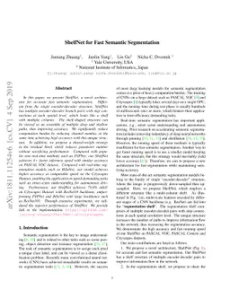 ShelfNet for Fast Semantic Segmentation
