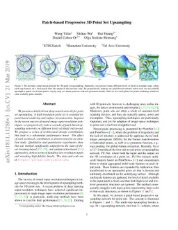 Patch-based Progressive 3D Point Set Upsampling