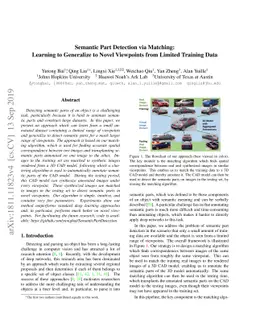 Semantic Part Detection via Matching: Learning to Generalize to Novel
  Viewpoints from Limited Training Data