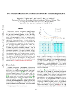 Tree-structured Kronecker Convolutional Network for Semantic
  Segmentation