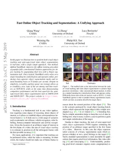 Fast Online Object Tracking and Segmentation: A Unifying Approach