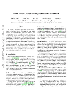 IPOD: Intensive Point-based Object Detector for Point Cloud