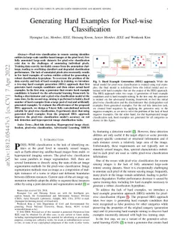 Generating Hard Examples for Pixel-wise Classification