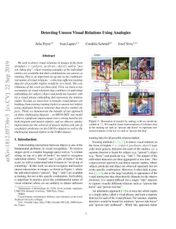 Detecting unseen visual relations using analogies