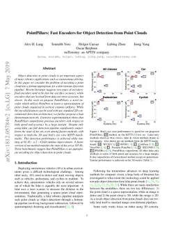 PointPillars: Fast Encoders for Object Detection from Point Clouds