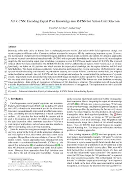 AU R-CNN: Encoding Expert Prior Knowledge into R-CNN for Action Unit
  Detection