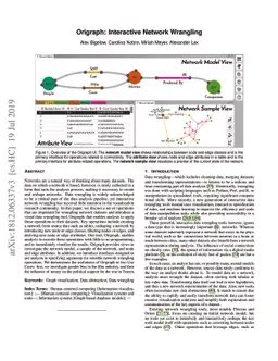 Origraph: Interactive Network Wrangling
