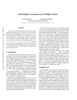 Action Quality Assessment Across Multiple Actions