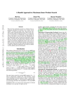 A Bandit Approach to Maximum Inner Product Search
