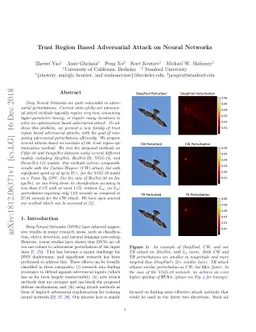 Trust Region Based Adversarial Attack on Neural Networks