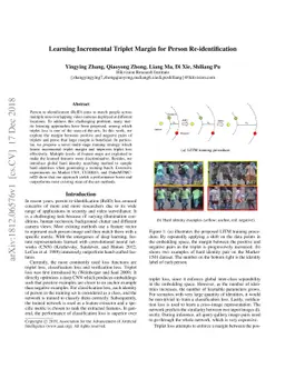 Learning Incremental Triplet Margin for Person Re-identification
