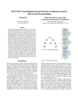 GP-CNAS: Convolutional Neural Network Architecture Search with Genetic
  Programming