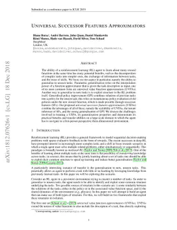 Universal Successor Features Approximators