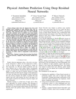 Physical Attribute Prediction Using Deep Residual Neural Networks