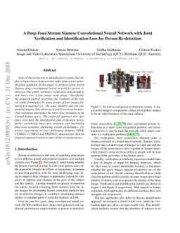 A Deep Four-Stream Siamese Convolutional Neural Network with Joint
  Verification and Identification Loss for Person Re-detection