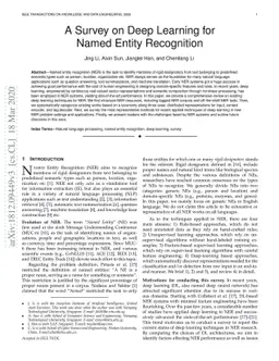 A Survey on Deep Learning for Named Entity Recognition