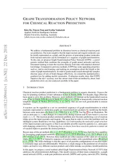 Graph Transformation Policy Network for Chemical Reaction Prediction