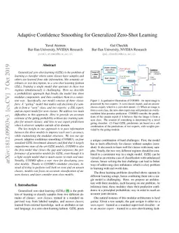 Adaptive Confidence Smoothing for Generalized Zero-Shot Learning