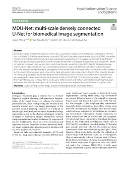 MDU-Net: Multi-scale Densely Connected U-Net for biomedical image
  segmentation