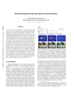 Pedestrian Detection with Autoregressive Network Phases