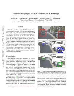 SurfConv: Bridging 3D and 2D Convolution for RGBD Images
