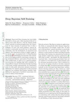 Deep Bayesian Self-Training