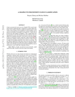 A Graph-CNN for 3D Point Cloud Classification