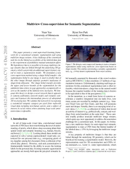 Multiview Cross-supervision for Semantic Segmentation
