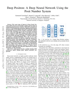 Deep Positron: A Deep Neural Network Using the Posit Number System