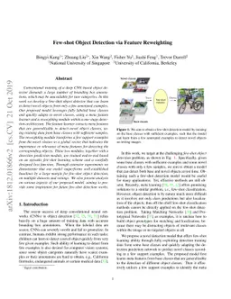 Few-shot Object Detection via Feature Reweighting