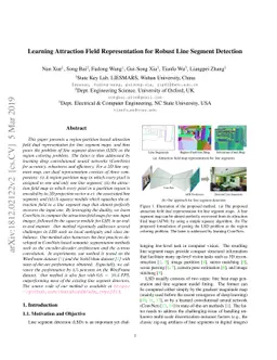 Learning Attraction Field Representation for Robust Line Segment
  Detection
